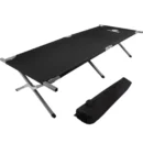 Portable Folding Camp Cot with Heavy-Duty Steel Frame