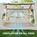 Inflatable SUV Camping Tent for 4–8 People, Waterproof Air Tent with Easy Setup Glamping Design - Image 4