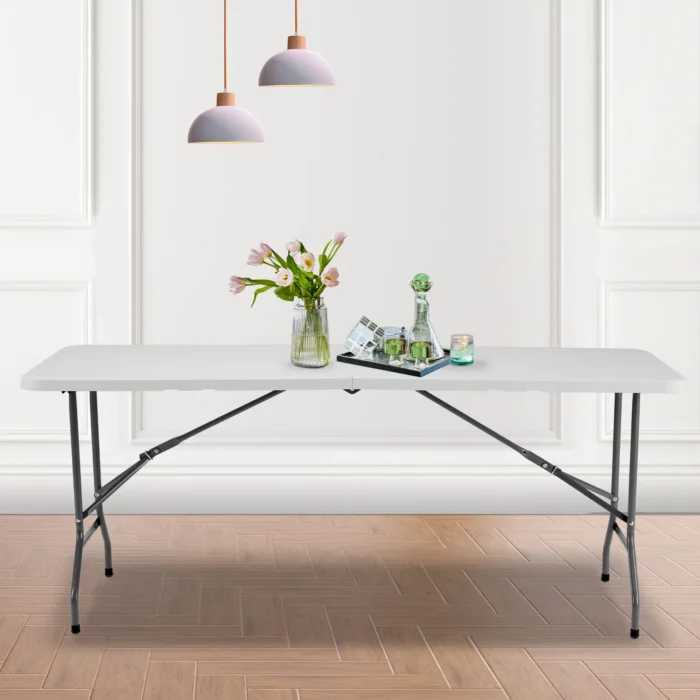 Heavy-Duty Folding Table with Carry Handle & Safety Lock - Image 6