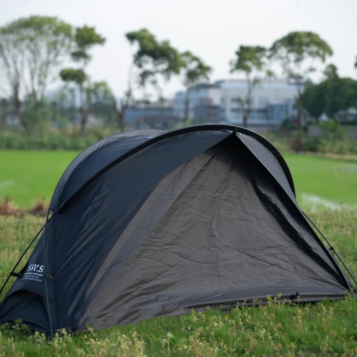 3-Piece Elevated Camping Tent Set with Cot & Self-Inflating Sleeping Pad, 330LB Capacity - Image 5