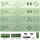 1-Person Double-Layer Oxford Camping Tent – Lightweight, Weather-Resistant Shelter for Hiking & Backpacking - Image 5