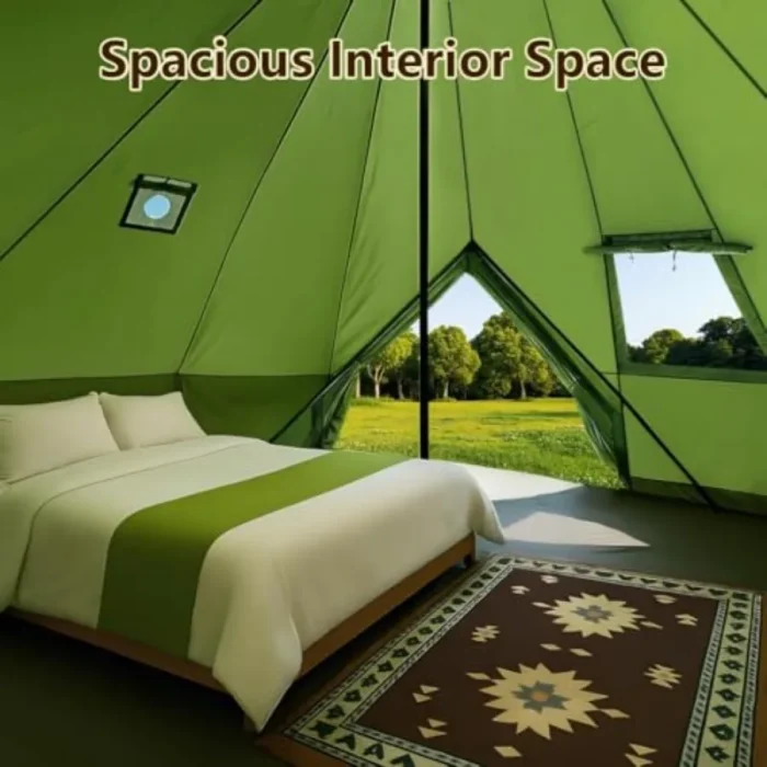 1-Person Double-Layer Oxford Camping Tent – Lightweight, Weather-Resistant Shelter for Hiking & Backpacking - Image 3