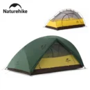 2-Person Double-Layer Trekking Tent with Aluminum Alloy Poles, 3000mm+ Waterproof 4-Season Shelter
