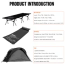 3-Piece Elevated Camping Tent Set with Cot & Self-Inflating Sleeping Pad, 330LB Capacity - Image 6
