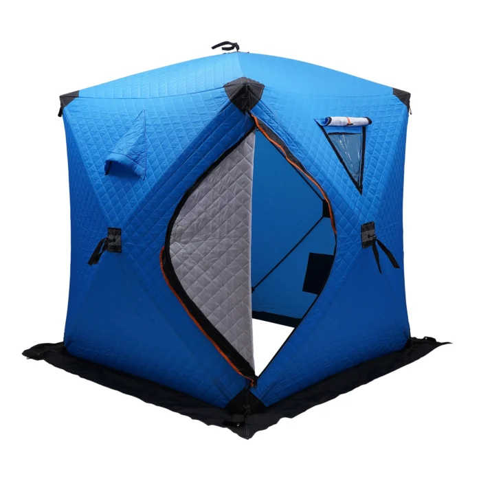 Winter Ice Fishing Tent for 1–2 People with 210D Oxford Fabric & Fiberglass Poles - Image 4