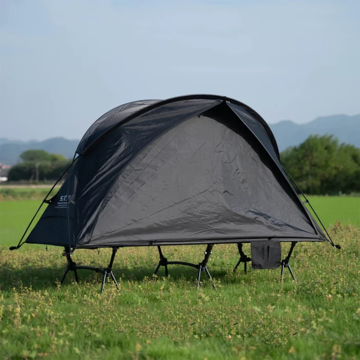 3-Piece Elevated Camping Tent Set with Cot & Self-Inflating Sleeping Pad, 330LB Capacity - Image 3